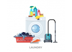 洗衣机和清洁用品