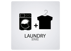 洗衣机和衣服