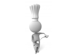 3D小人廚師