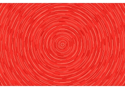 红色圆环底纹背景