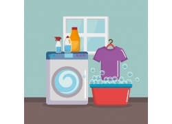 洗衣机和清洁用品设计