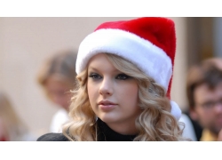 人,泰勒斯威夫特,名人,金發,婦女,圣誕老人帽子,歌手68138