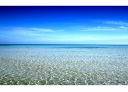 海滩,天空,海,水,夏季,景观,蓝色,摄影157021