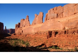 沙漠,景观,岩石形成,拱门国家公园,犹他州211847