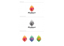Fire_Heart_-_Logo_Template01