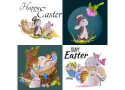 Happy_Easter_decorative_illustration_design_elements_609