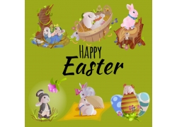 Happy_Easter_decorative_illustration_design_elements_613