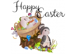 Happy_Easter_decorative_illustration_design_elements_615