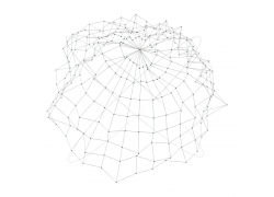 线条网格造型模型线条形状素材图片