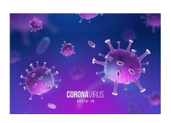新冠病毒防护隔离安全宣传海报模板