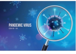 新冠病毒防护隔离安全宣传海报模板
