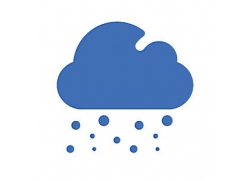 下雨主题矢量UI图标LOGO设计